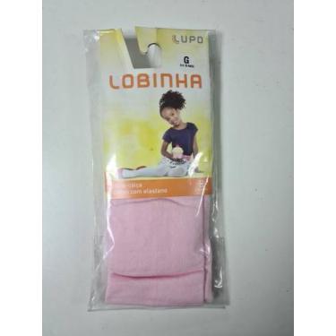 Imagem de Meia Calça Infantil Algodão e Elastano Lupo Lobinha 2526., BB, Rosa