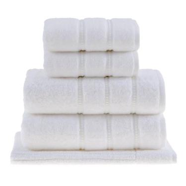 Imagem de Jogo Toalha de Banho Gigante 5 Pçs Baby Skin Buddemeyer Luxus, Branca 