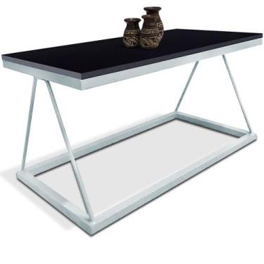 Imagem de Mesa De Centro Macau Retangular Para Sala Decor Madeira MDF Compacta B