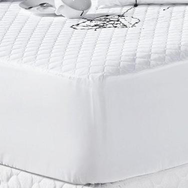 Imagem de Protetor de Colchão Impermeável Queen Matelado Branco - Aquarela