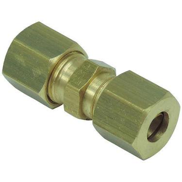 Imagem de Kit 5 Conexão Emenda Tubo Nylon Mbb Tubo 5/16 Npt X 5/16 Npt (Completa