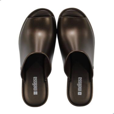 Imagem de Tamanco Feminino Melissa Mule Hype Metallic Adulto Bronze
