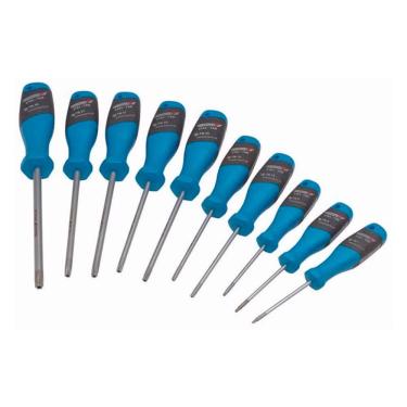 Imagem de Jogo de Chaves Tork Reta com Cabo e Guia 10 peças - Gedore 024940