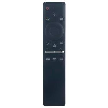 Imagem de Controle remoto de substituição por voz BN59-01329H adequado para Samsung 4K Smart Crystal UHD TV UA43TUE60 UA50TUE60 UA55TUE60 UA65TUE60 UA43TUE60FK UA50TUE60FK UA55TUE60FK UA65TUE60FK