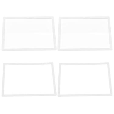 Imagem de SING F LTD 2 peças de capa de plástico para lente de tela com moldura inferior compatível com Nintendo DS Lite capa de jogo de tela superior moldura de lente 69 x 54 mm branca