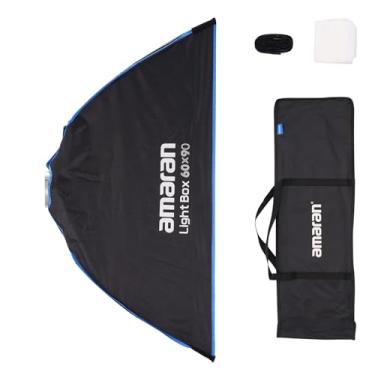 Imagem de Caixa de luz Amaran 60x90 Square Bowens Mount Softbox, Difusão Incluída, Grade de Controle de Luz e Bolsa de Transporte para 200X/300C/150C/100D