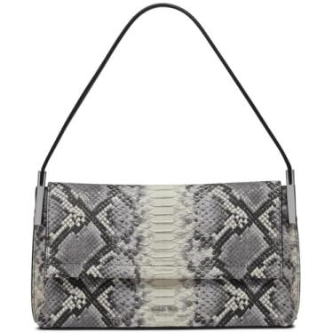 Imagem de Calvin Klein Bolsa de ombro Verne Flap Demi, Cinza Multi, One Size