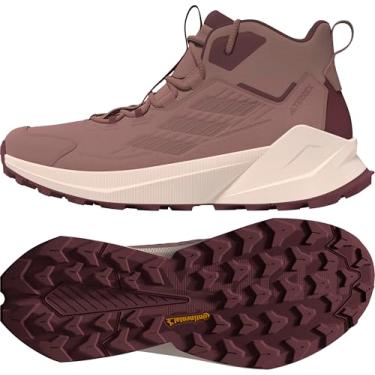 Imagem de adidas Tênis feminino de couro para caminhada Terrex Trailmaker 2.0, Argila quente/argila quente/carmesim silencioso, 39