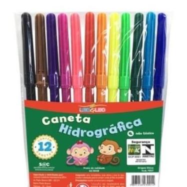 Imagem de Canetinha Hidrocor Colorida Com 12 Unidades - Leo&leo