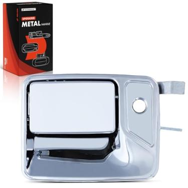 Imagem de A-Premium Maçaneta exterior de metal atualizada do lado do motorista dianteiro esquerdo com fechadura compatível com Ford F-250 F-350 F-450 F-550 Super Duty 1999-2016, F-650 F-750 2000-2013/2015-2016,