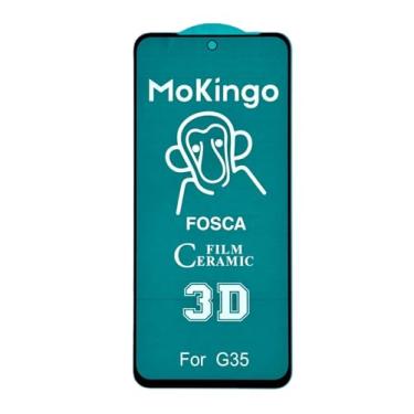 Imagem de Película de Ceramica Fosca Privacidade 9d Protetor de Tela anti-riscos queda Compatível com Moto G35