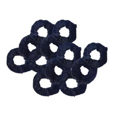 Imagem de Amarrador de cabelo veludo Scrunchies Rabicó Fluflu 12 peças - Shuan, 