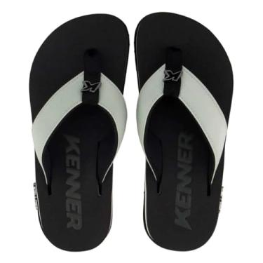 Imagem de Chinelo Kenner Kivah Line Preto e Branco