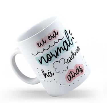 Imagem de Caneca de Cerâmica 325ml Personalizada Eu Era Normal - Mecolour