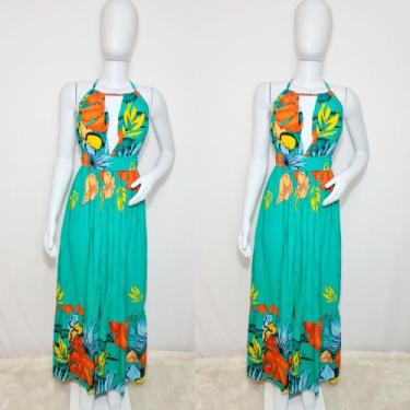 Imagem de Vestido Longo Estampado Com Bojo - modanascimento, Estampado verde pis