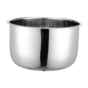 Imagem de Fenteer Panela de arroz com recipiente interno, panela resistente, acessórios antiaderentes, utensílios de cozinha internos para cozinha e casa, 4 L