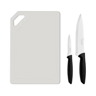 Imagem de Kit Para Carnes e Legumes 3Peças Pre Sortidos de Utensilios Para Uso Domestico, Tramontina, Plenus 23498014, Preto