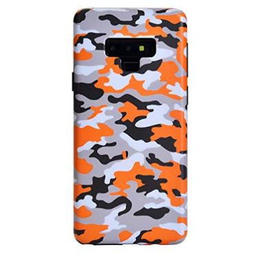 Imagem de VELVET CAVIAR Capa camuflada compatível com Samsung Galaxy Note 9 para homens e meninas - lindas capas protetoras para celular (camuflagem laranja)