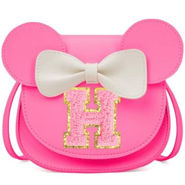 Imagem de OYLOLA Presentes de aniversário para meninas de 3, 4, 5, 6, 7 e 8 anos, bolsa infantil para meninas pequenas, presente para meninas, Rosa