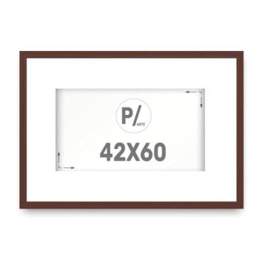 Imagem de Moldura Para Poster Imagem Foto A2 42x60 Cm Com Paspatur
