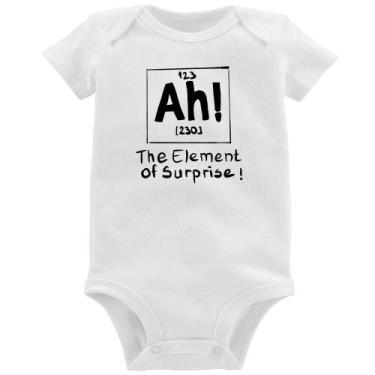 Imagem de Body Bebê AH The element of surprise - Foca na Moda, Branco, P