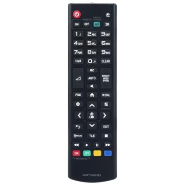 Imagem de Allimity AKB75095383 Substituição remota de substituição para monitor digital LG 49SM5D 32SM5D 43SM5D 55SM5D 65SM5D 49SM3D 55SM3D 43SM3D 32SM5KD 43SM5KD 49SM5KD 65SM5KD 55SM5KD 86UH5E-B