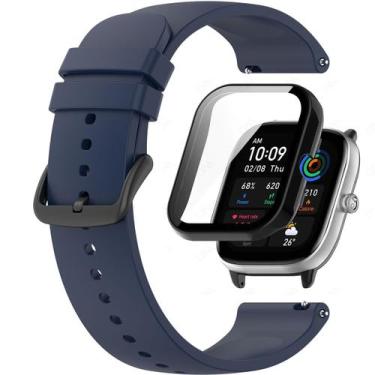 Imagem de Kit Pulseira + Capa protetora compatível GTS4 Mini A2176 - Estilo no P