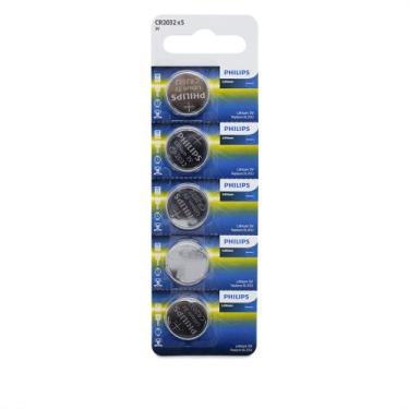Imagem de Bateria / Pilha Lithium modelo botão -- CR2032 -- 3V -- PHILIPS -- Car
