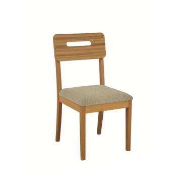 Imagem de Conjunto 2 Cadeiras Estofadas Lila Madeira Maciça - Kappesberg