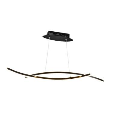 Imagem de Pendente Bows LED Dimerizável 614PB 50W Bivolt Preto