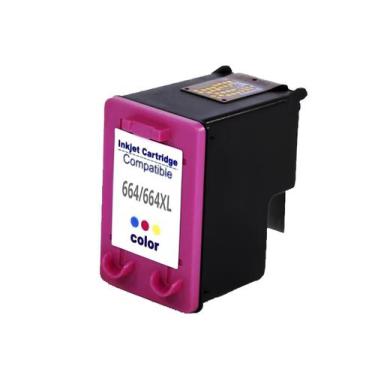 Imagem de Cartucho Para Impressora 2676 664xl - F6V28AB Color Compatível - Toner