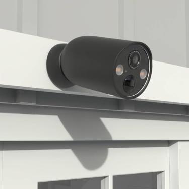 Imagem de Koroao Capa protetora de silicone para câmeras de segurança TP-Link Tapo MagCam 2024 PCMag(Tapo C425) e Tapo SolarCam 2K (1 pacote, preto)