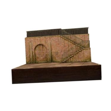 Imagem de Kokiya 1/35 kit de modelo de construção, fábrica de layout de cenário, modelo de arquitetura de mesa de areia não pintada, inacabada e inacabada