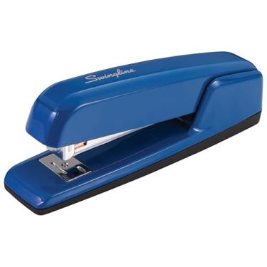 Imagem de Swingline Grampeador, grampeador de mesa 747, capacidade para 30 folhas, grampeador de metal durável para mesa, azul royal (74729)