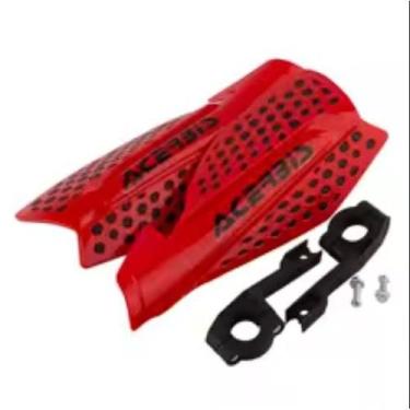 Imagem de Protetor De Mão Acerbis Moto Trilha Enduro Cross - oem, Vermelho