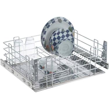 Imagem de Gaveta Escorredor de Louça Porta Prato 57cm com Bandeja Inox Schmitt