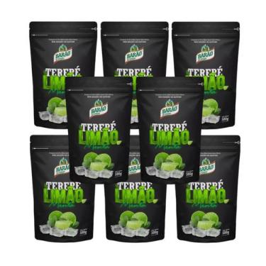 Imagem de 8 Erva Mate Tereré BARÃO MENTA LIMÃO Extra Forte 500 g - barao