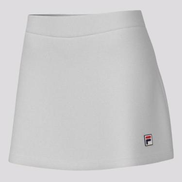 Imagem de Skort Fila Tennis Basic Feminino Branco e Verde, G
