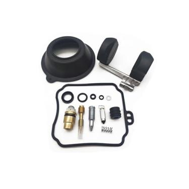 Imagem de Kit de reparo de carburador diafragma de êmbolo peças de junta de agulha flutuante para Yamaha Seca II XJ600N XJ600S 1996-2003 XJ600 XJ 600 N S (1 conjunto)