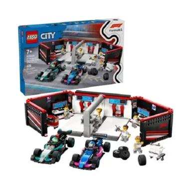 Imagem de LEGO City - Garagem F1® e carros Mercedes-AMG e Alpine 60444