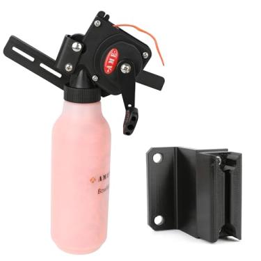 Imagem de ZSHJGJR Carretel de pesca com arco e flecha, acessórios para ferramentas de pesca com arco Spincast com corda de pesca de 40 m para arco composto (carretel laranja + clipe de flecha)