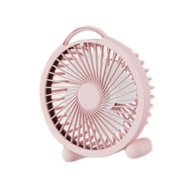 Imagem de Ioensy Decoração versátil de moda de resfriamento de ar do ventilador de mesa Fácil de pendurar fã de mesa portátil para dormitório de cozinha ao ar livre, Rosa
