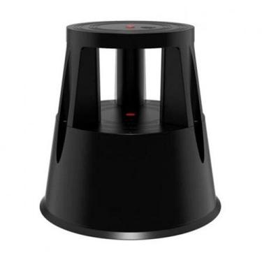 Imagem de Escada Banco Móvel Para Limpeza 2 Degraus Com Rodinhas Moblik