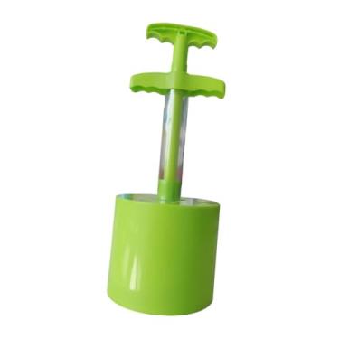 Imagem de MERIGLARE Snowball fabricante de neve brinquedo de neve fácil para crianças familiares versáteis Ferramenta de bolas de neve, Verde