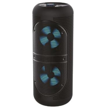 Imagem de Caixa de Som Portátil AL5201, Bluetooth 5.0, 16W RMS, FM, USB, com Microfone e Controle Remoto, 3 Cores (preto)