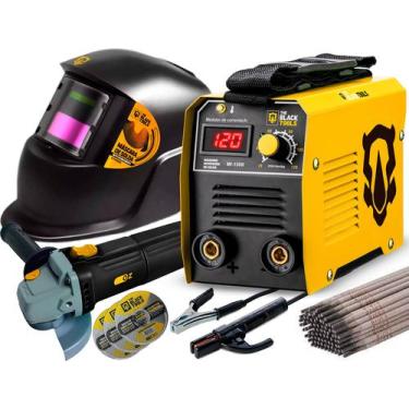 Imagem de Inversora Solda Eletrodo 220v Com Esmerilhadeira e Acessórios - The Bl