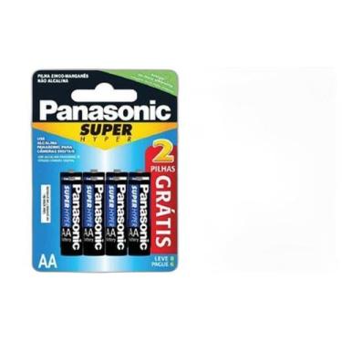 Imagem de Pilha Aa Panasonic Cartela Leve 8 Pague 6 Unidades Super