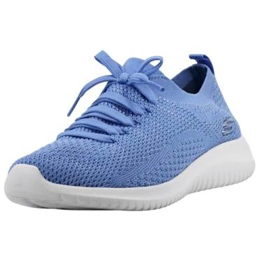 Imagem de Skechers Saudações femininas Ultra Flex, Periwinkle, 39