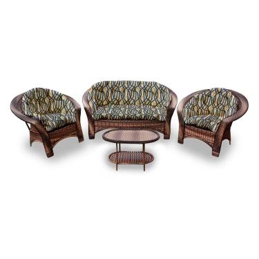 Imagem de Conjunto De 1 Sofá + 2 Poltronas + 1 Mesa Centro