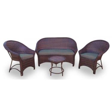 Imagem de Conjunto De Sofá 1 Sofá + 2 Poltronas + 1 Mesa Centro